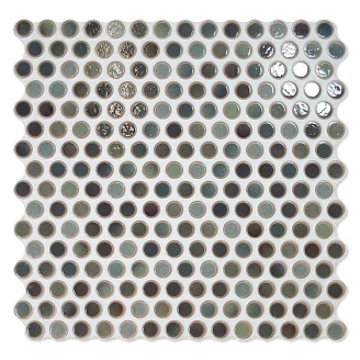 Gulvflis <strong>Penny</strong>  Grønn Blank 31x31 cm